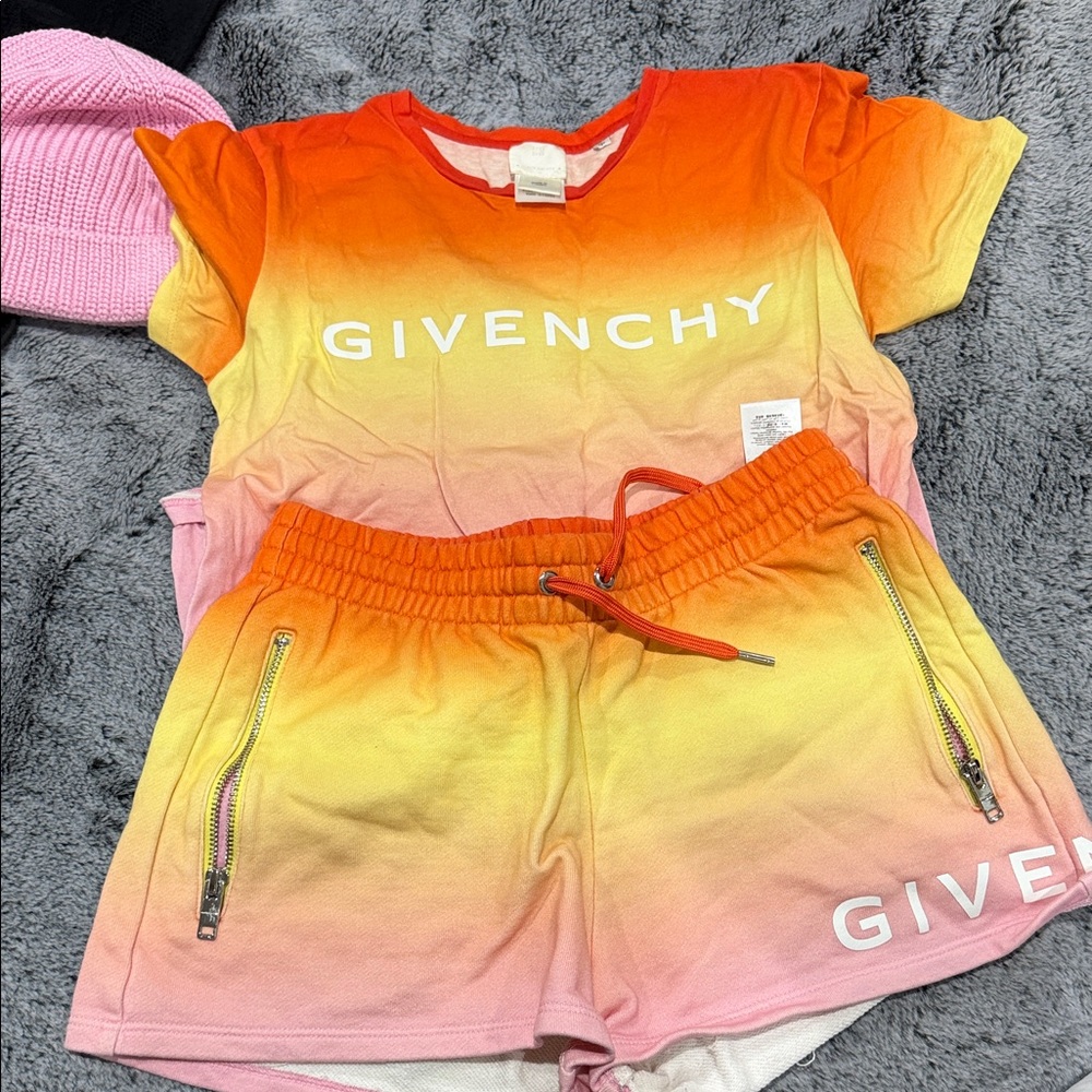 Givenchy Vibrant Orange and Pink Gradient Set